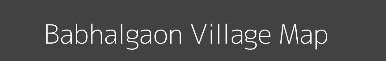 Map of Babhalgaon Village in Maharashtra Image