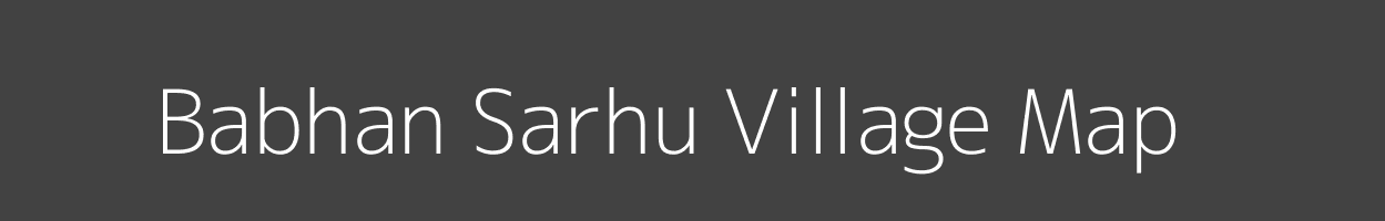 Map of Babhan Sarhu Village in Jharkhand Image