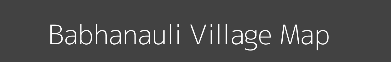 Map of Babhanauli Village in Uttar Pradesh Image