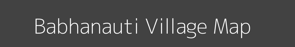 Map of Babhanauti Village in Uttar Pradesh Image