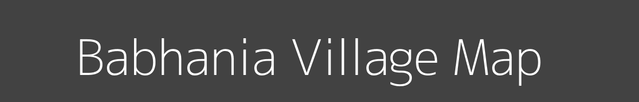 Map of Babhania Village in Bihar Image