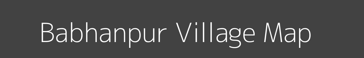 Map of Babhanpur Village in Uttar Pradesh Image