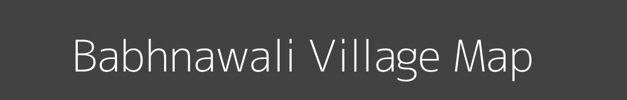 Map of Babhnawali Village in Uttar Pradesh Image