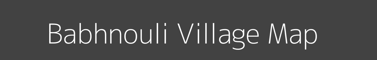 Map of Babhnouli Village in Uttar Pradesh Image