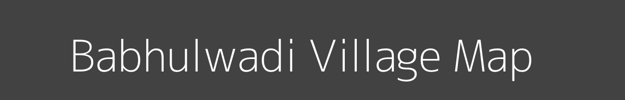 Map of Babhulwadi Village in Maharashtra Image