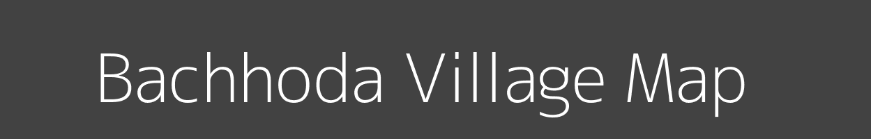 Map of Bachhoda Village in Madhya Pradesh Image