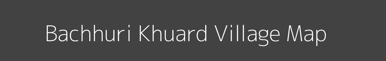 Map of Bachhuri Khuard Village in Odisha Image