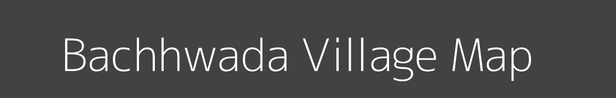 Map of Bachhwada Village in Madhya Pradesh Image