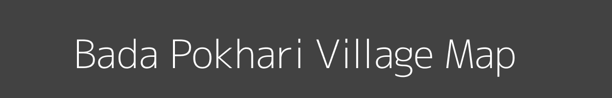 Map of Bada Pokhari Village in Odisha Image