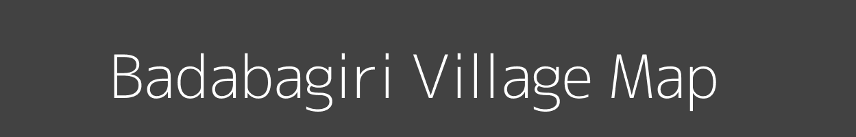 Map of Badabagiri Village in Odisha Image