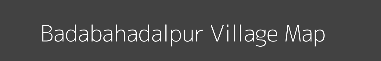 Map of Badabahadalpur Village in Odisha Image