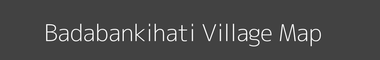 Map of Badabankihati Village in Odisha Image