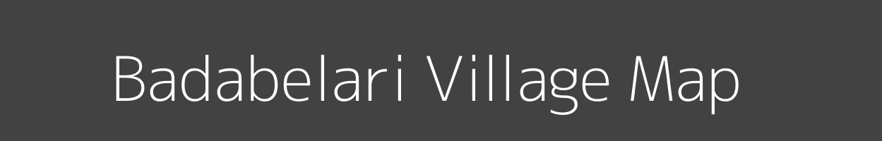 Map of Badabelari Village in Odisha Image