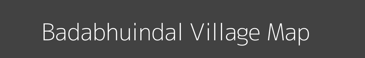 Map of Badabhuindal Village in Odisha Image