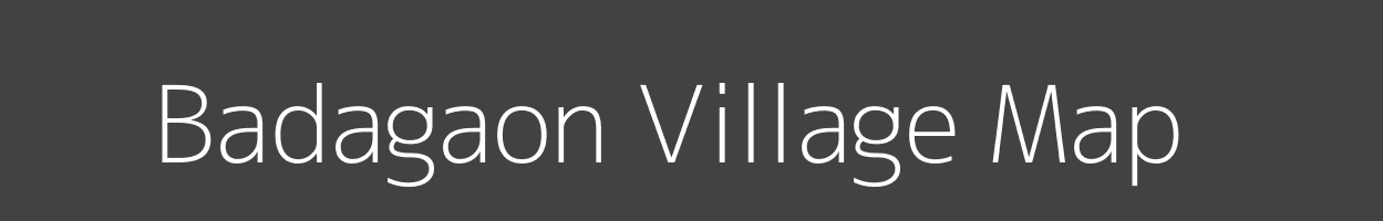 Map of Badagaon Village in Madhya Pradesh Image