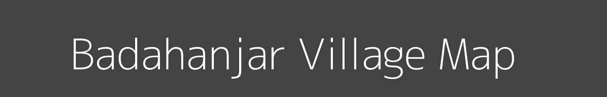Map of Badahanjar Village in Odisha Image