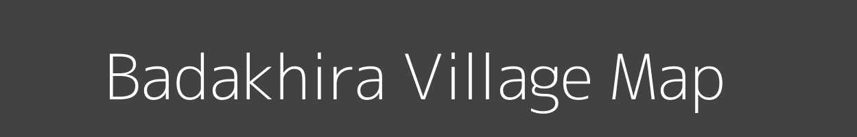 Map of Badakhira Village in Odisha Image