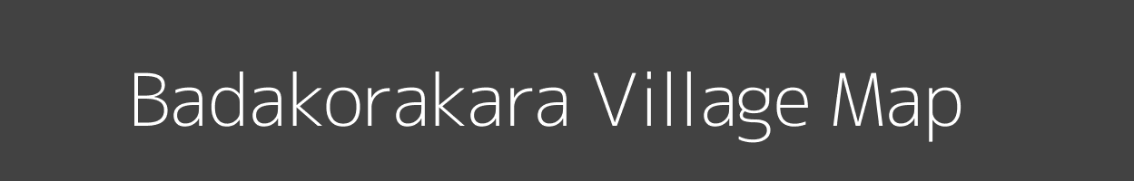 Map of Badakorakara Village in Odisha Image