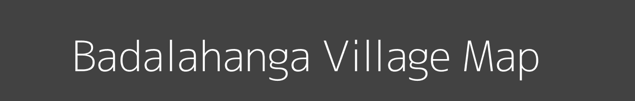 Map of Badalahanga Village in Odisha Image