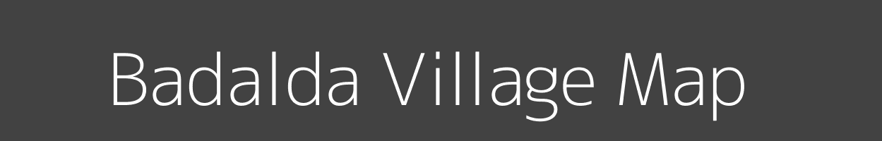 Map of Badalda Village in Uttarakhand Image