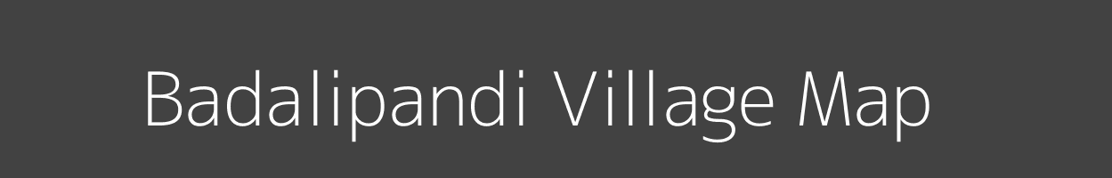 Map of Badalipandi Village in Odisha Image
