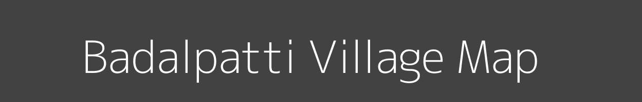 Map of Badalpatti Village in Uttar Pradesh Image