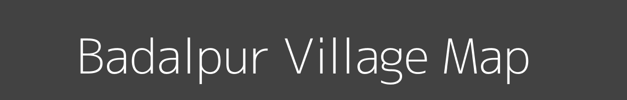 Map of Badalpur Village in Uttar Pradesh Image