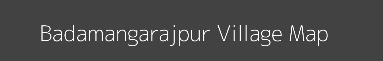 Map of Badamangarajpur Village in Odisha Image