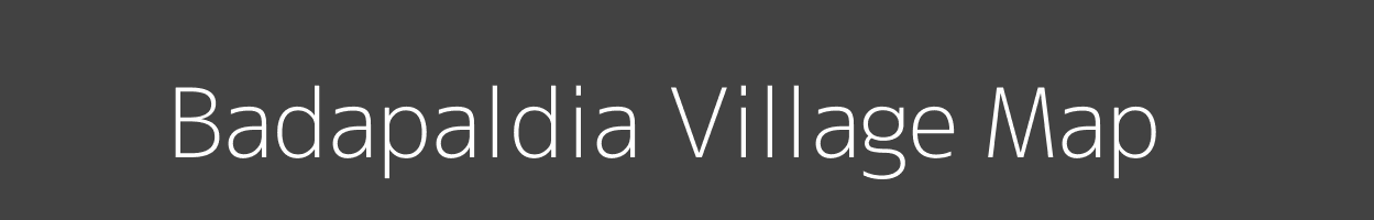 Map of Badapaldia Village in Odisha Image
