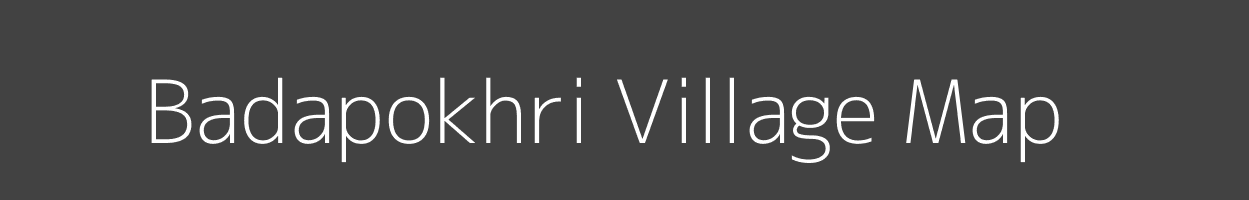 Map of Badapokhri Village in Odisha Image