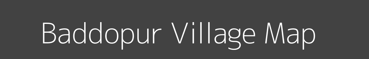 Map of Baddopur Village in Uttar Pradesh Image