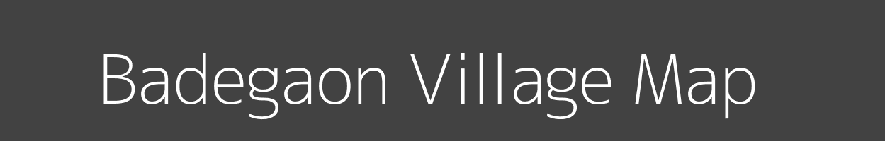 Map of Badegaon Village in Madhya Pradesh Image