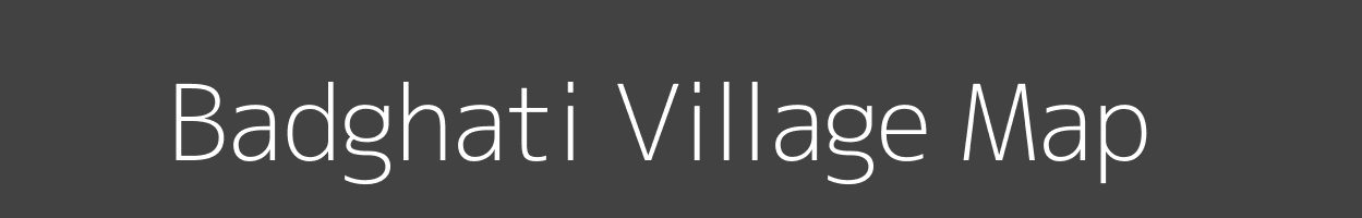 Map of Badghati Village in Madhya Pradesh Image