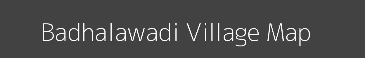 Map of Badhalawadi Village in Maharashtra Image