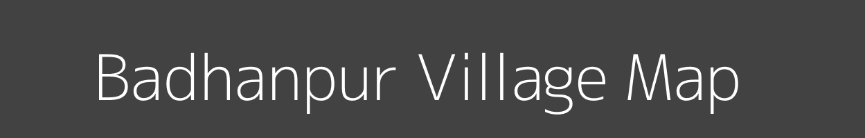 Map of Badhanpur Village in Uttar Pradesh Image