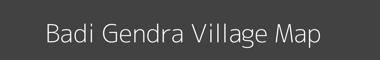 Map of Badi Gendra Village in Madhya Pradesh Image