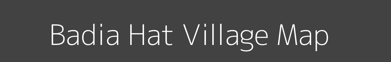 Map of Badia Hat Village in Madhya Pradesh Image