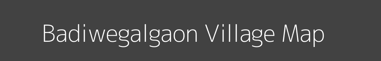 Map of Badiwegalgaon Village in Madhya Pradesh Image