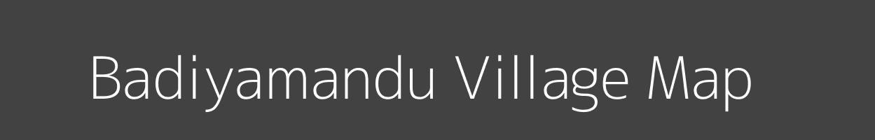 Map of Badiyamandu Village in Madhya Pradesh Image