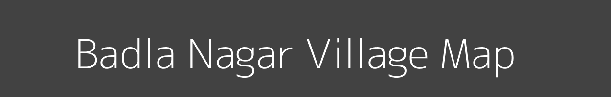 Map of Badla Nagar Village in Rajasthan Image