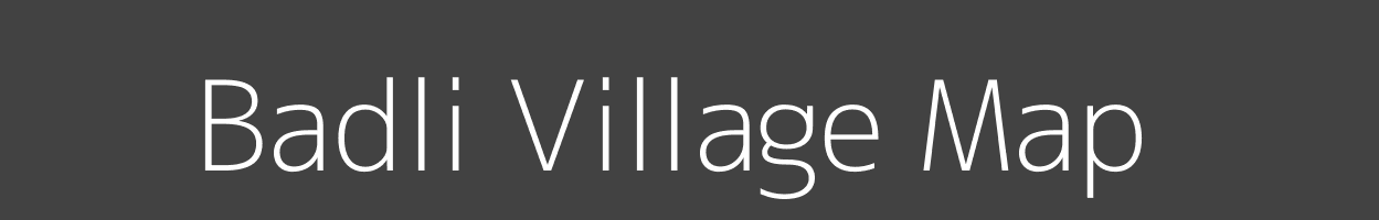 Map of Badli Village in Rajasthan Image