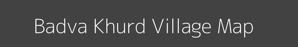 Map of Badva Khurd Village in Uttar Pradesh Image