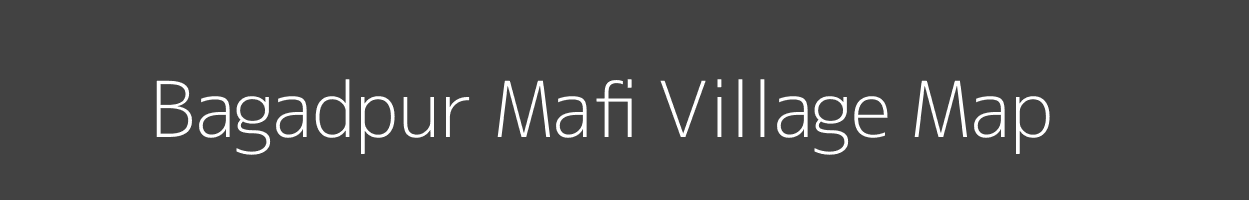 Map of Bagadpur Mafi Village in Uttar Pradesh Image