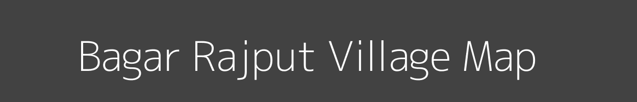 Map of Bagar Rajput Village in Rajasthan Image