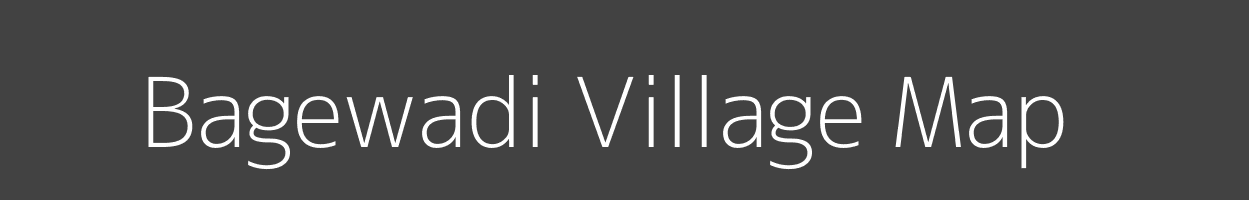 Map of Bagewadi Village in Karnataka Image