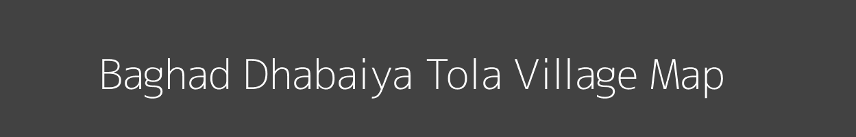 Map of Baghad Dhabaiya Tola Village in Madhya Pradesh Image