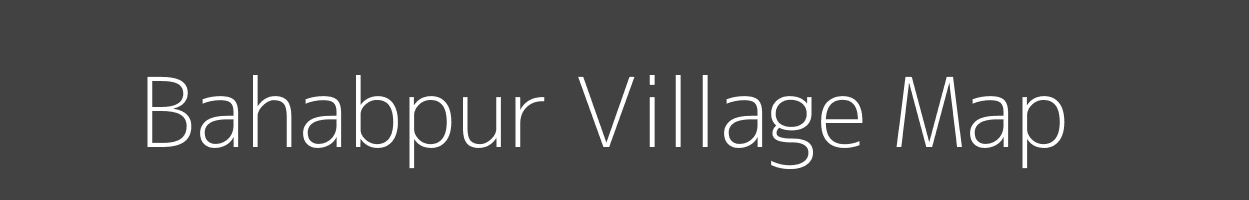 Map of Bahabpur Village in West Bengal Image