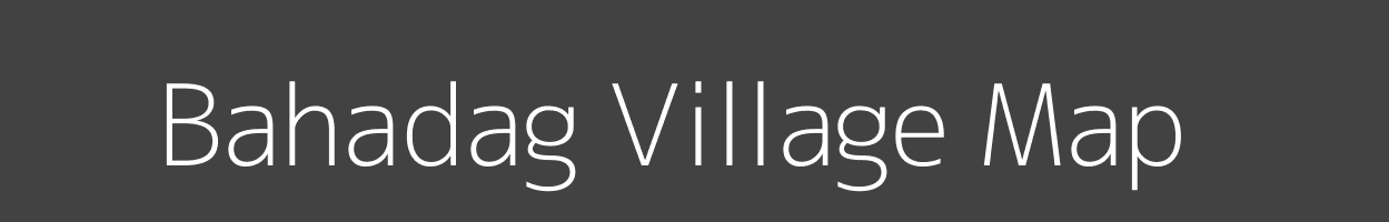 Map of Bahadag Village in Bihar Image