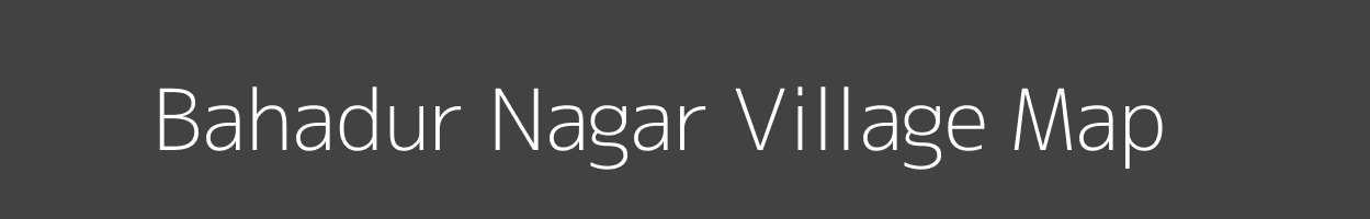 Map of Bahadur Nagar Village in Rajasthan Image