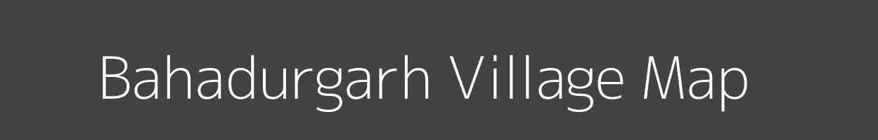 Map of Bahadurgarh Village in Rajasthan Image